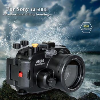 Custodia subacquea per fotocamera Sony a6000 con lenti 16-50mm