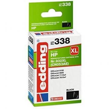 Edding Druckerpatrone kompatibel mit HP No. 932XL (CN053AE) schwarz