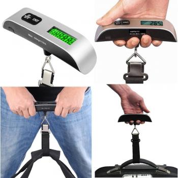 Pesa-Equipaje Digital de 50Kg con Lectura Precisa