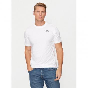 Maglietta Kappa 304J150 – Koloro Korpo Cafers, bianca slim fit