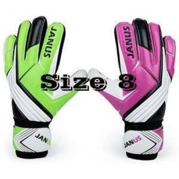 JANUS Soccer Goalie Gloves Thickened Latex Palm Red Green S227