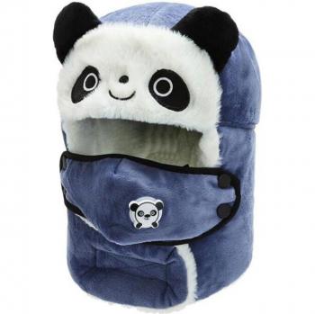 Warme Panda Oorbeschermer Muts voor Kinderen