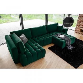 Yourhouse24 Wohnlandschaft Bonito U mit Bettkasten