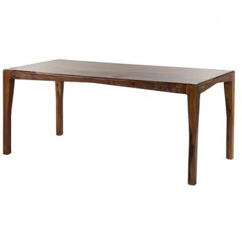 Ancona 217 – Tavolo da Pranzo, Legno di Sheesham Laccato Marrone Scuro, 180x85x77