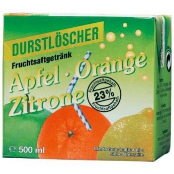 WeserGold Apfel, Orange, Zitrone, 10er Pack (10 x 500 ml)