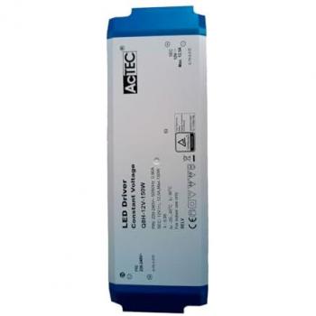 Alimentatore per Striscia Led 150W 12V 12,6A Tensione Costante 210X67X34mm