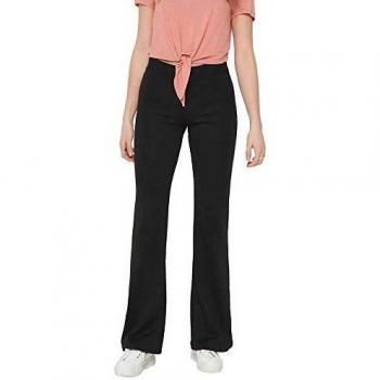 Pantalons Only Femme Onlfever Stretch Flaired Jrs Noos, Noir, XXS / 30L EU
