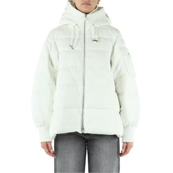 PINKO White XS Short‑Padded Jacket