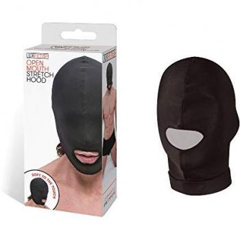 Öffne-Mund-Stretch-Hood von LUX FETISH