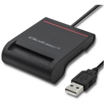 Qoltec 50642 Lector USB de Tarjetas