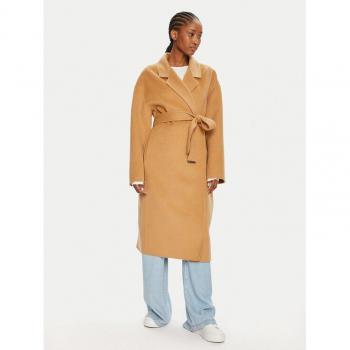 Cappotto di Lana Beige Oversize Calvin Klein K20K207089