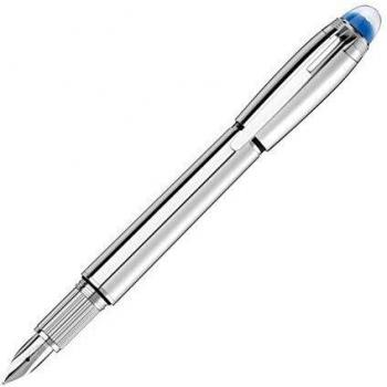 Silver Metal Montblanc StarWalker 118875 Fountain Pen