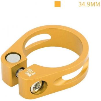 Abrazadera de aluminio para tubo de asiento de bicicleta, 31,8mm y 34,9mm