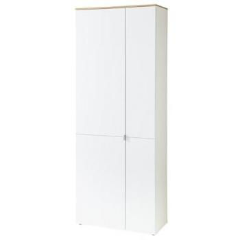 Lomadox Schuhschrank BLISS-36 weiß matt Garderobe 78x201,2x37,4 cm
