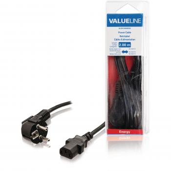 Valueline 2m Schuko Power Cable