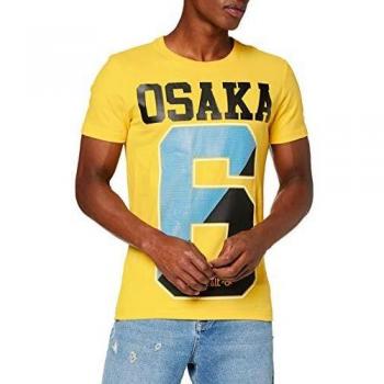 Tee-shirt Superdry Osaka, Jaune (Nu Yellow A8H), M Homme