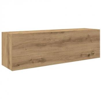 Bathroom Wall Cabinet Artisan Oak 100x25x30 cm
