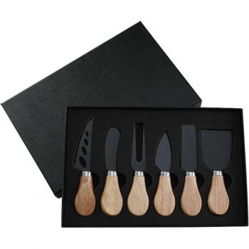 Caja Gourmet de Cortadores de Queso y Madera
