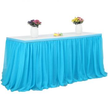 Rectangle and Round Table Tulle Skirt