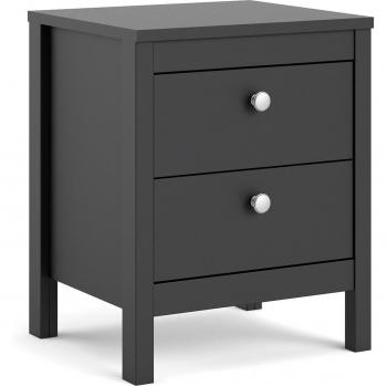 Home affaire Nachttisch Nachtkommode, Nachtschrank, Beistelltisch, mit 2 Schubladen, Breite 44 cm, Höhe 54 cm