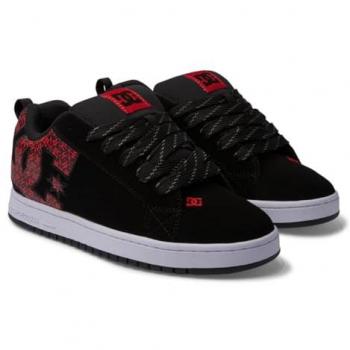 DC Court Graffik Skateschuhe rot schwarz 10.0 Herren