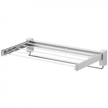 WENKO Wäschetrockner für Balkon, 3,5 m Trockenlänge, weiß, klappbar