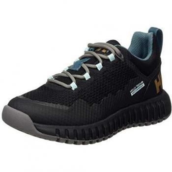 Helly Hansen Botas de Senderismo Día, Zapatillas de Senderismo Mujer, Negro (Black/Quiet Shade/Wash), 42 EU