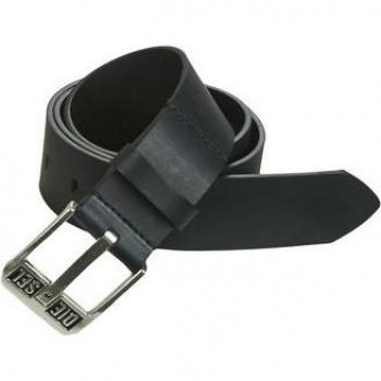 Ceinture homme en cuir bleu 105 – 3,9 cm, boucle à logo étoile