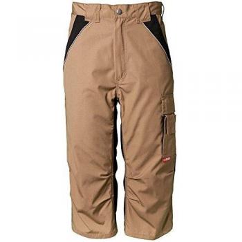 Planam 3/4 Hose Plaline (Größe 4XL) – Farbvariante Sand/Schwarz – 1 Packung – 255