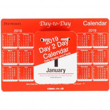 Ryman 2019 Day‑by‑Day Planning Calendar
