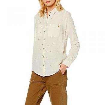 Superdry Blusa Conversacional Mujer, Blanco
