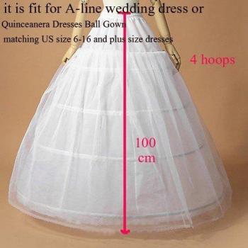 Vestido de Novia: Falda Intermedia de Tul 4 Rios