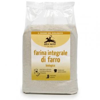 Vollkorn-Einkornmehl Alce Nero Bio, 500 g – Steinmühlen‑Qualität