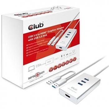 USB 3.0 GRAFICO Club 3D csv‑