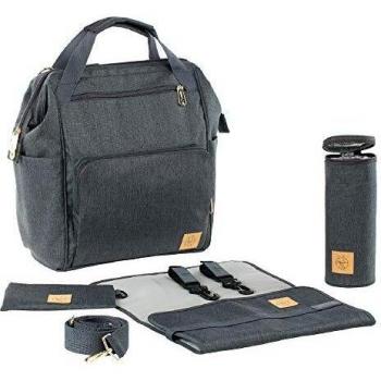 LÄSSIG Wickelrucksack Goldie Anthrazit