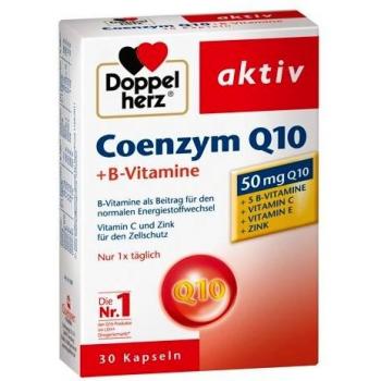 Doppelherz Coenzym Q10 + Vitamin B, 2er Pack, 2 x 30 Kapseln