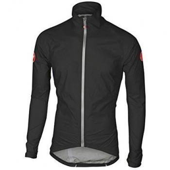 Castelli Chaqueta Impermeable Ciclismo 2018 Emergency Negro (Xl, Negro)