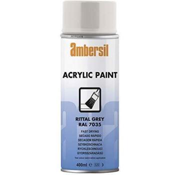 Ambersil Rittal Grey Acrylic Paint, 400 ml