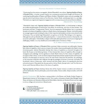 Negotiating Capability and Diaspora A Philosophical Politics by Ashmita Khasnabish