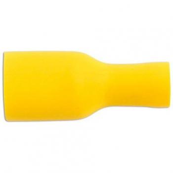 Yellow Female Push-On Wiring Connector 9.5mm Pack of 100