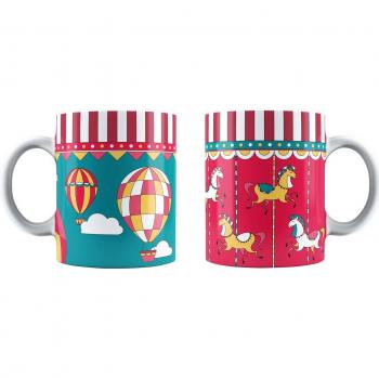 SET 2 TAZZE MUG NATALE GD24 BIALETTI LINEA WINTER WONDERLAND