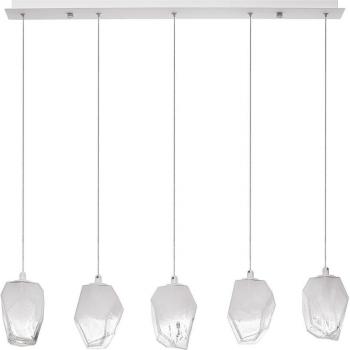 Nova Luce Ice 9260235: Luminaria Colgante de Suspensión Blanca
