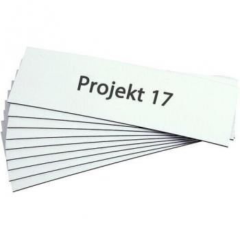 Magnetische Opslagetiketten – 100 pcs – 50 × 150 mm – Blanc