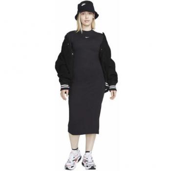 Nike Essential Midi Dress Mujer Negro