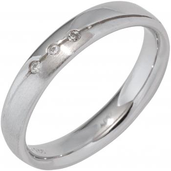 JOBO 58 mm Zirkonia-Silberring – 925 Rhodi-Glanz