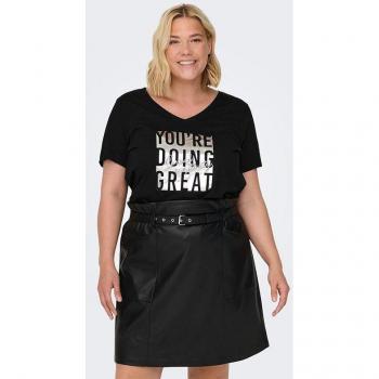 T-shirt Femme Col V You're Doing Great ONLY CARMAKOMA