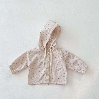 Cárdigan ligero con capucha Baby Love, chaqueta a prueba de viento y sol, lunares