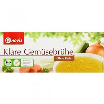 Bio klare Gemüsebrühe, hefefrei und glutenfrei