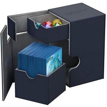 Ultimate Guard Taille Standard xenoskin 100 Plus Flip-n-Tray Deck Étui (Vert)