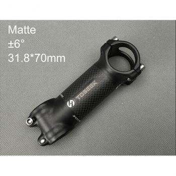 TOSEEK Aluminum Carbon Fiber Bike Stem 6/17 Degrees 31.8mm 60-120mm